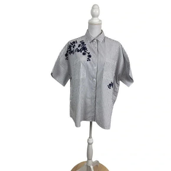 Madewell Courier Side Button Shirt - Picture 2 of 8